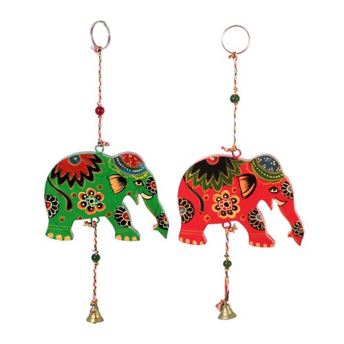 Image of Indian Elephant Chime With Bell
